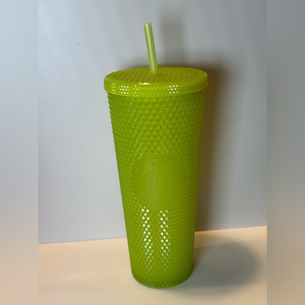 Starbucks Neon Yellow Studded 24oz Tumbler